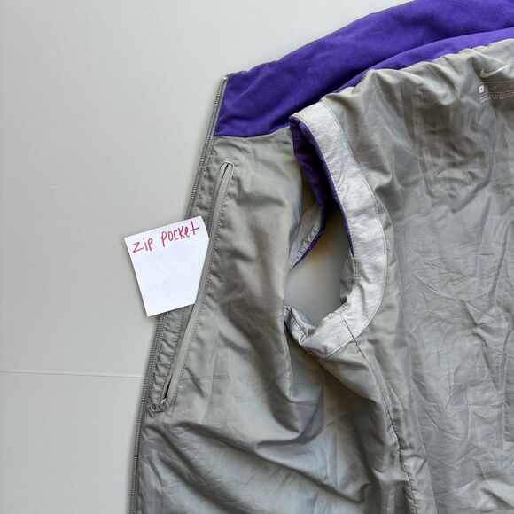 Nike Essential Filled Puffer Vest Women Small Purple Grey AQ3568-065 Gorpcore - Picture 8 of 10